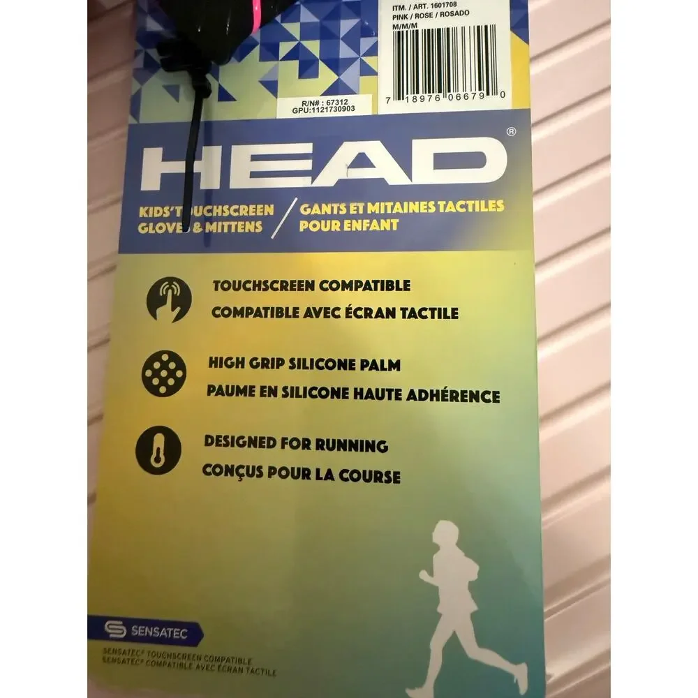 HEAD kids' touchscreen running gloves